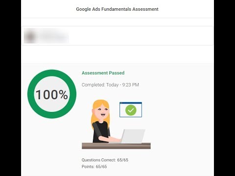 Google Ads Fundamentals Assessment Live Test - Free Answers