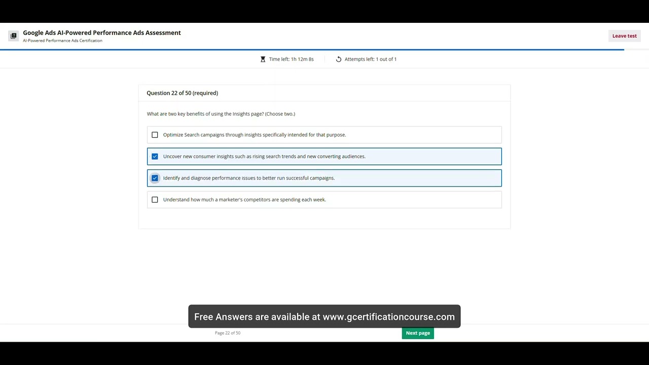 AI Powered Performance Ads Certification Exam Answers | 100% Score | Live Pass | June 2025