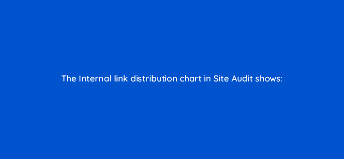 the internal link distribution chart in site audit shows 28151