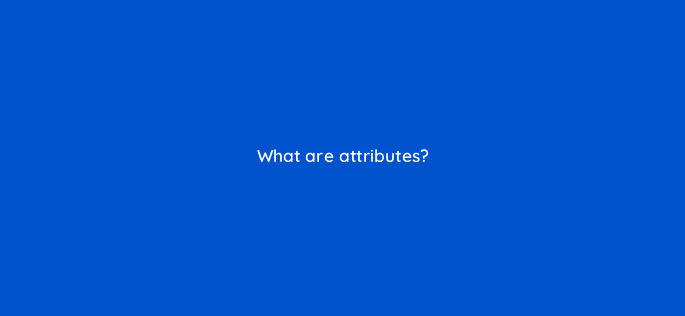 what are attributes 48804
