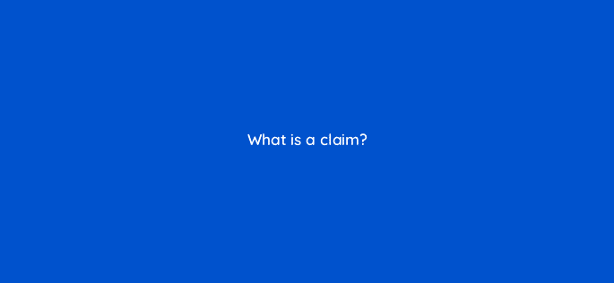 what is a claim 9160