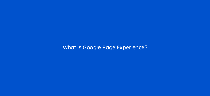 what is google page
