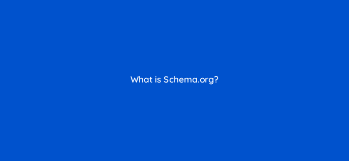 what is schema org 44922