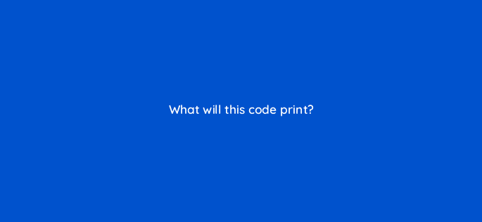 what will this code print 49032