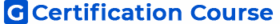 g certification course logo