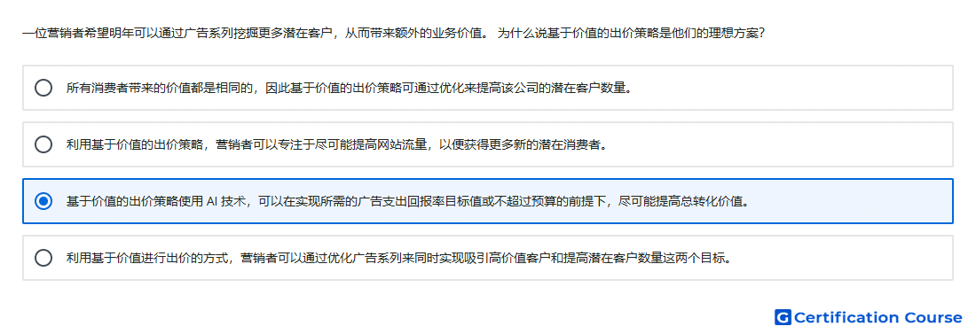 一位营销者希望明年可以通过广告系列挖掘更多潜在客户 从而带来额外的业务价值 为什么说基于价值的出价策略是他们的理想方案