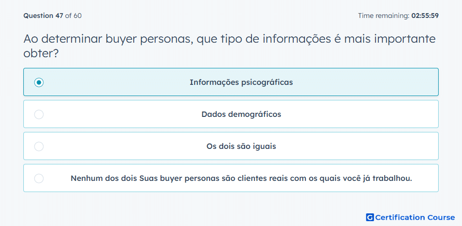 Ao determinar buyer personas que tipo de informacoes e mais importante obter