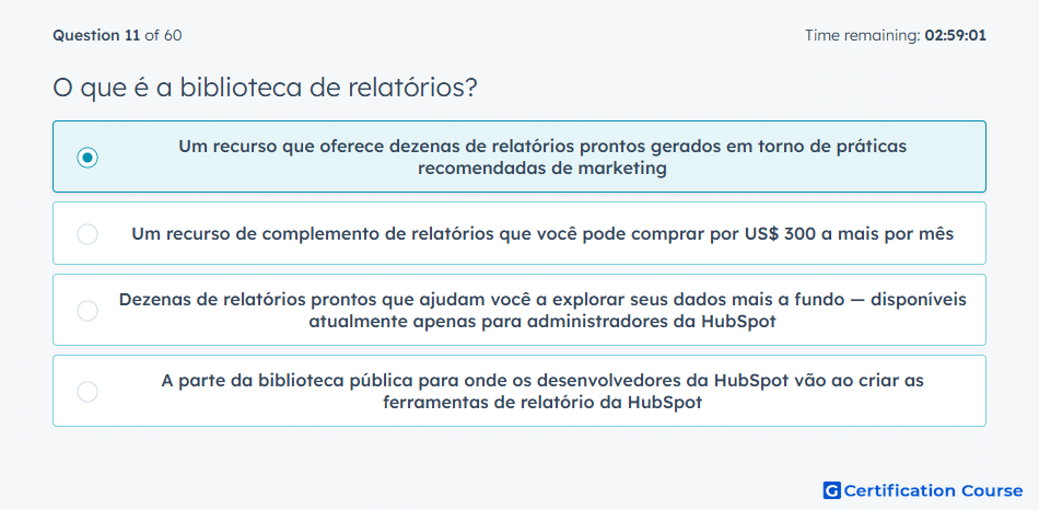 O que e a biblioteca de relatorios