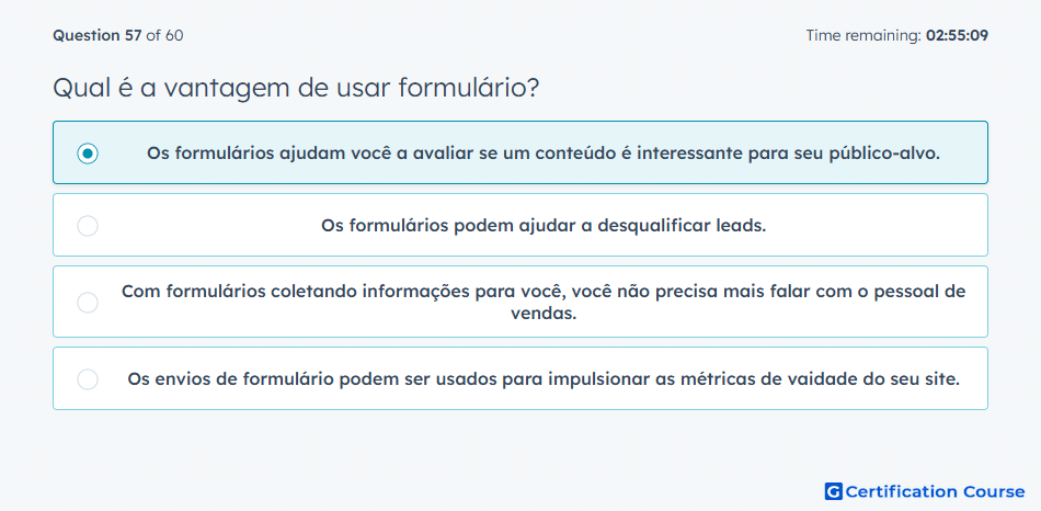 Qual e a vantagem de usar formulario