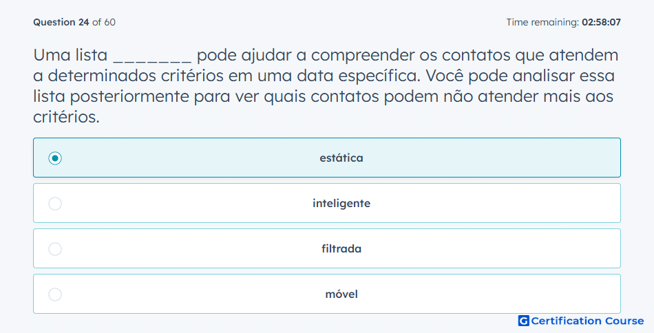 Uma lista pode ajudar a compreender os contatos que atendem a determinados criterios em uma data especifica Voce pode anal