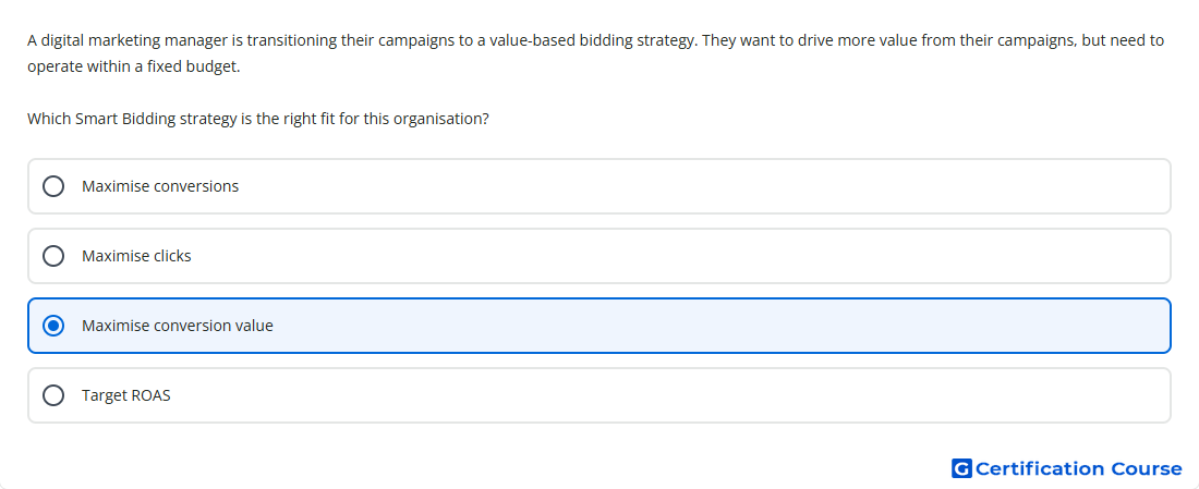 A digital marketing manager is transitioning their