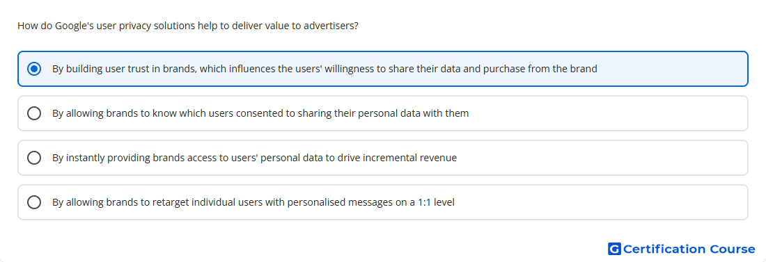 How do Google s user privacy solutions help to del