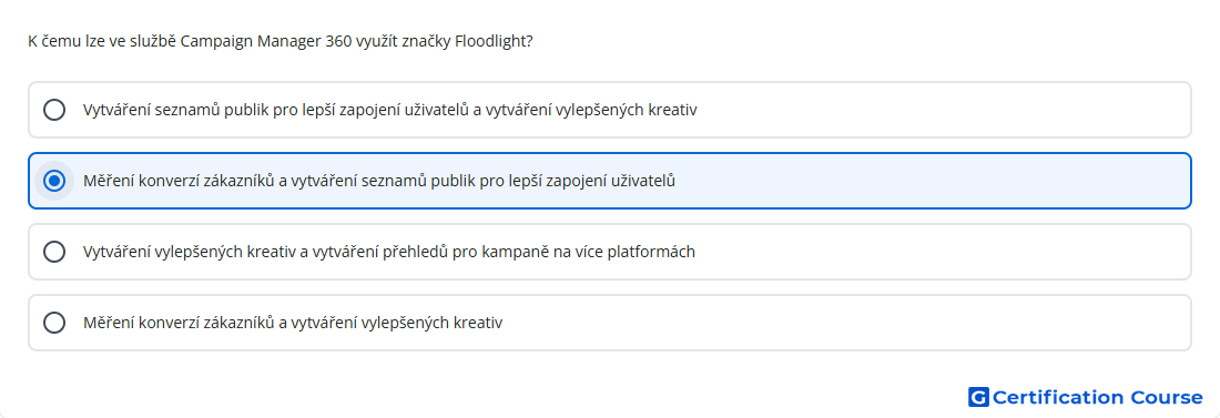 K cemu lze ve sluzbe Campaign Manager 360 vyuzit z