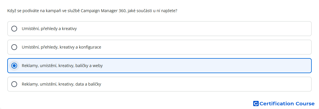 Kdyz se podivate na kampan ve sluzbe Campaign Mana