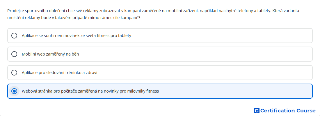 Prodejce sportovniho obleceni chce sve reklamy zob
