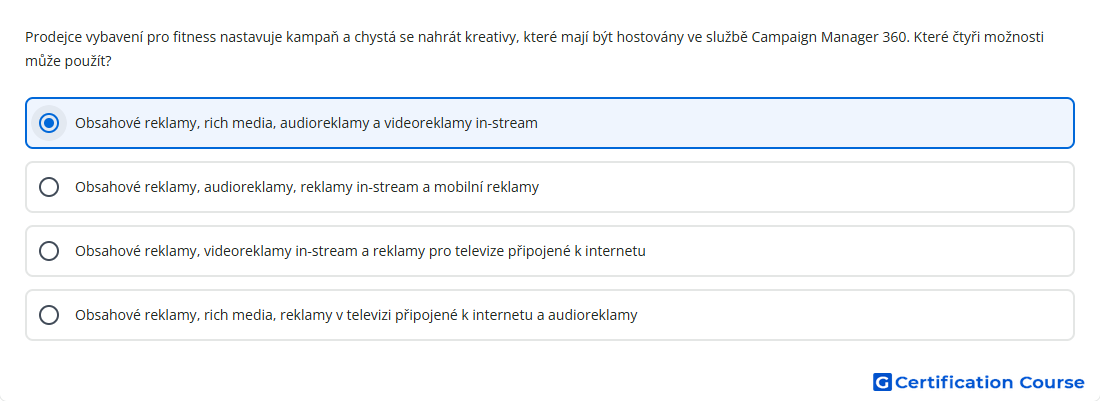 Prodejce vybaveni pro fitness nastavuje kampan a c