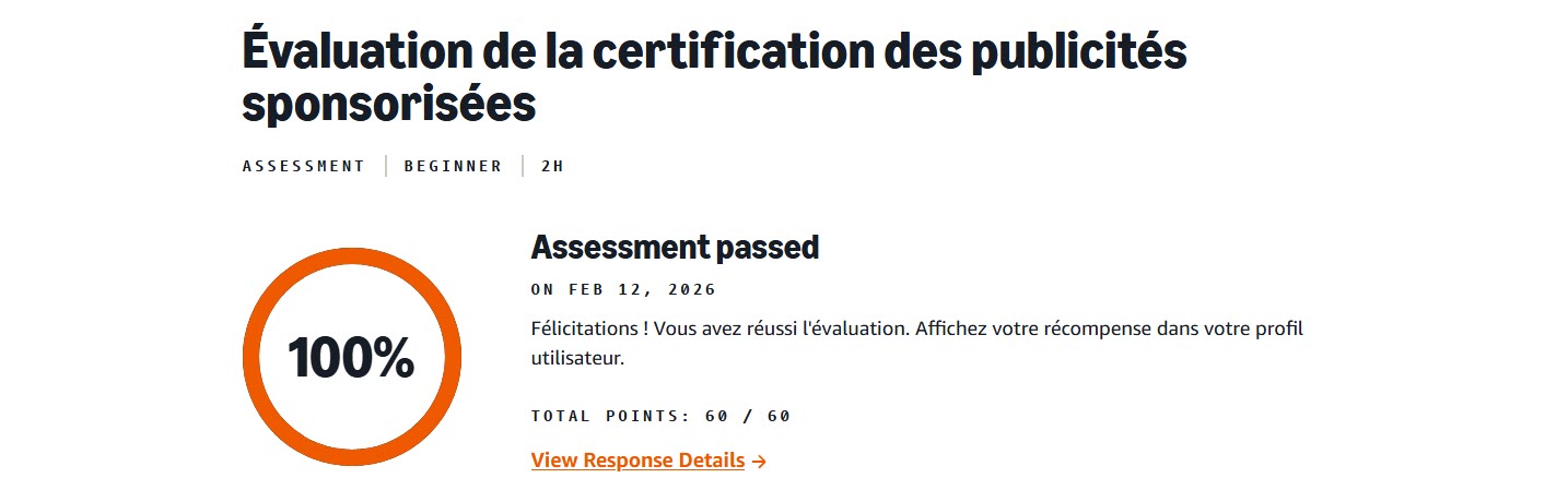 evaluation de la certification des publicites sponsorisees