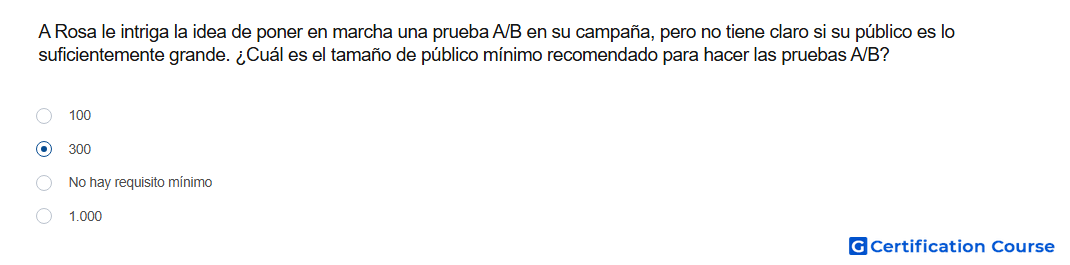 A Rosa le intriga la idea de poner en marcha una prueba A B en su campana pero no tiene claro si su publico es lo suficientemente