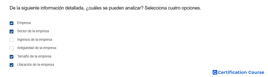 De la siguiente informacion detallada cuales se pueden analizar Selecciona cuatro opciones