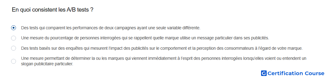 En quoi consistent les A B tests
