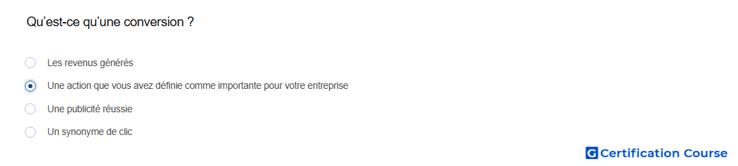 Qu est ce qu une conversion