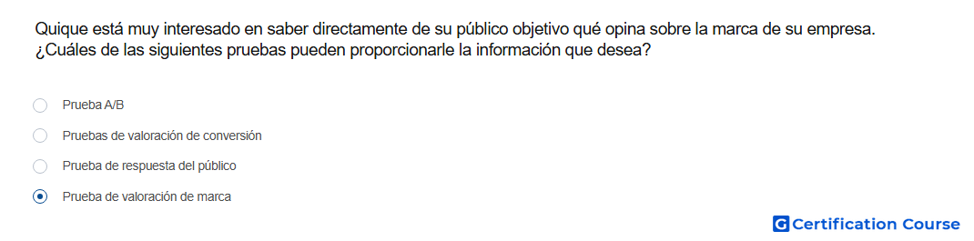 Quique esta muy interesado en saber directamente de su publico objetivo que opina sobre la marca de su empresa Cuales de las sigui